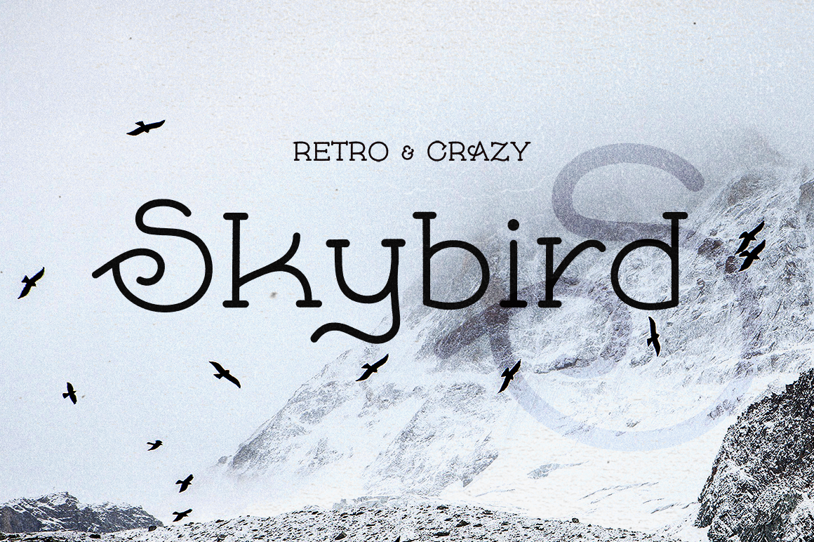 Ejemplo de fuente Skybird