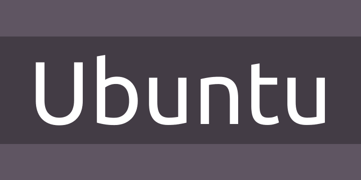 Ejemplo de fuente Ubuntu Regular