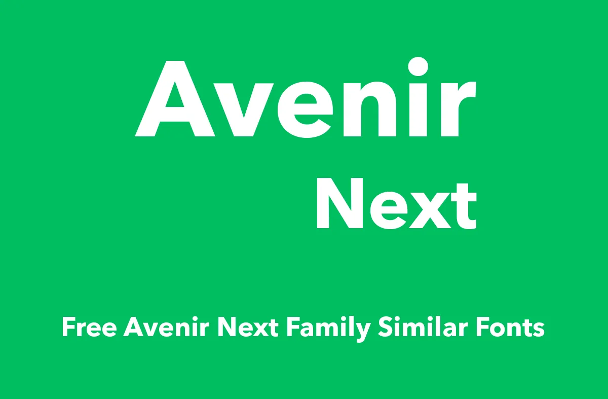 Ejemplo de fuente Avenir Next Bold Italic