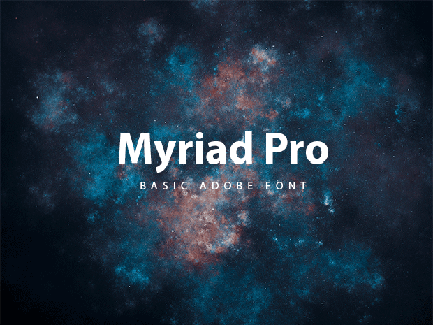 Ejemplo de fuente Myriad Pro Condensed Light