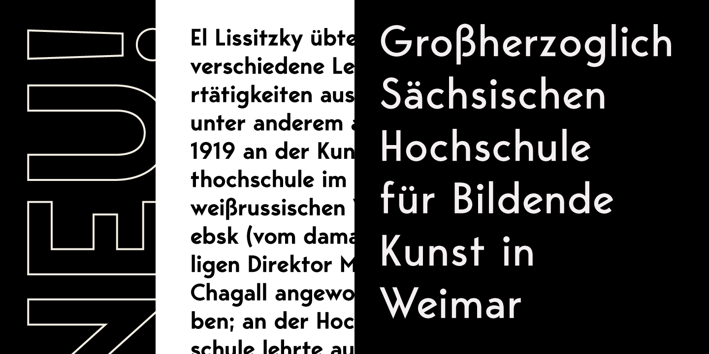Ejemplo de fuente Bergen Sans SemiBold Italic