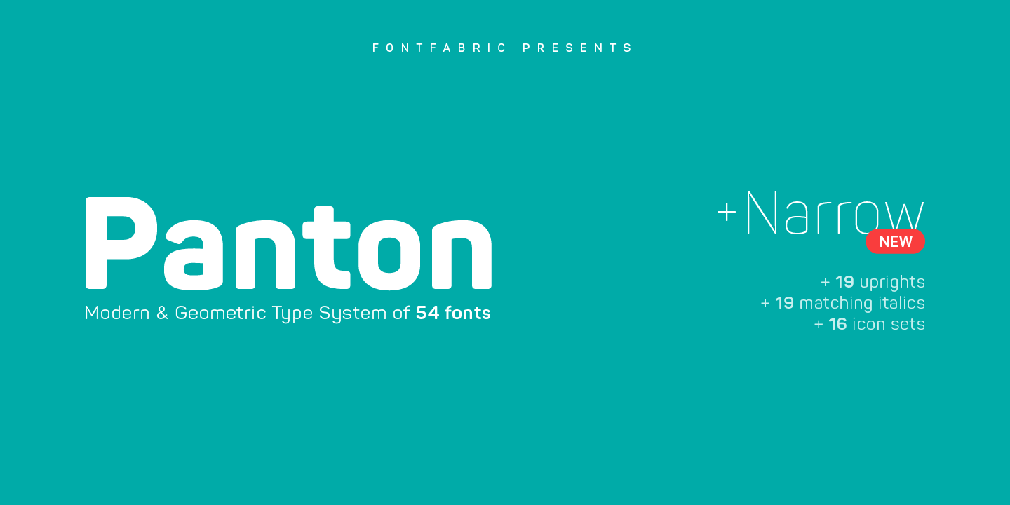 Ejemplo de fuente Panton  Regular Italic