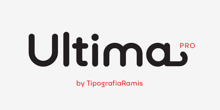 Ejemplo de fuente Ultima Pro