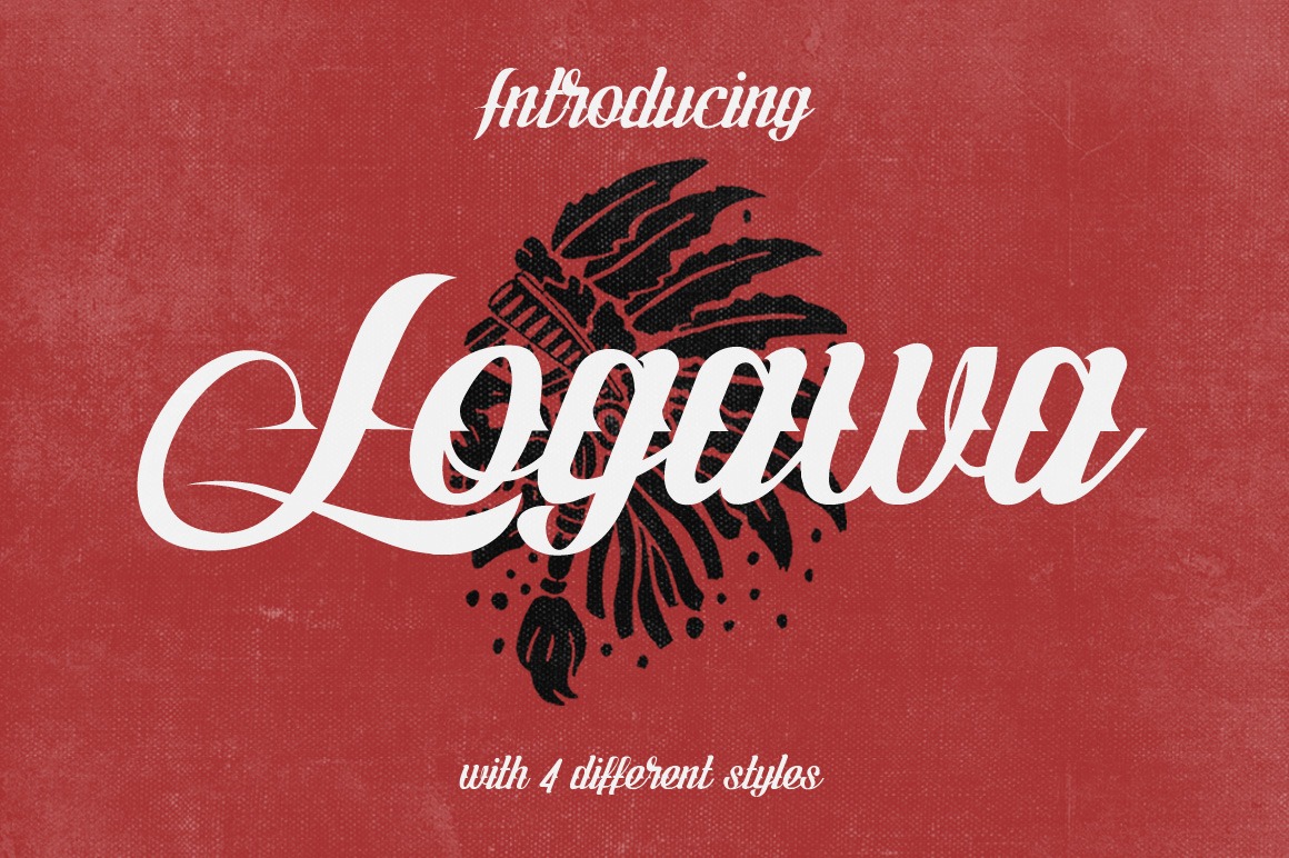Ejemplo de fuente Logawa Regular Italic