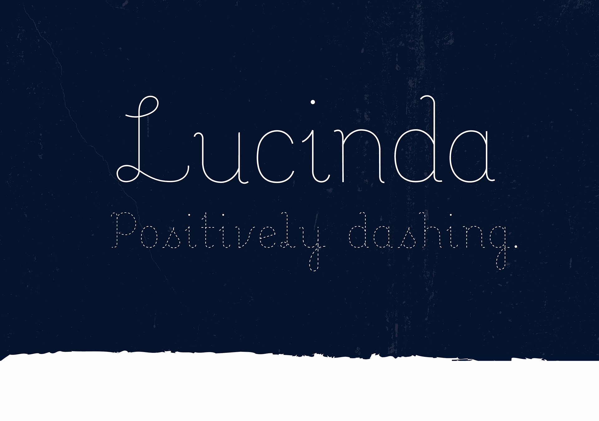 Ejemplo de fuente Lucinda