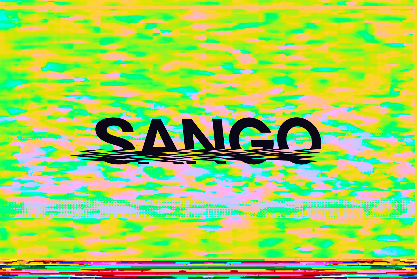 Ejemplo de fuente Sango Uppercase Static Regular