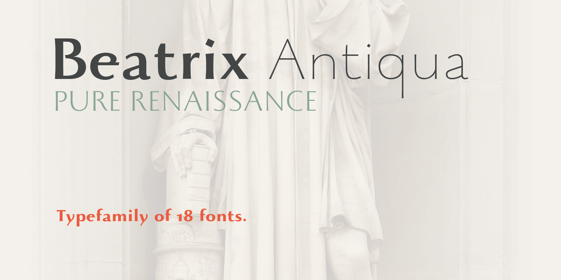 Ejemplo de fuente Beatrix Antiqua Semi Bold Italic