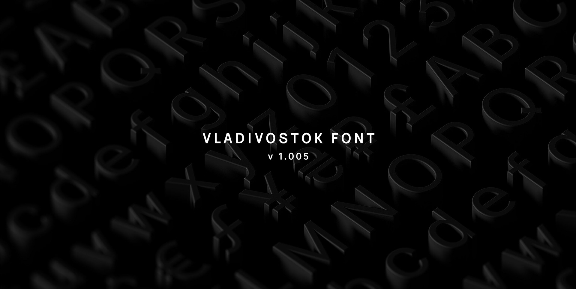 Ejemplo de fuente Vladivostok Bold