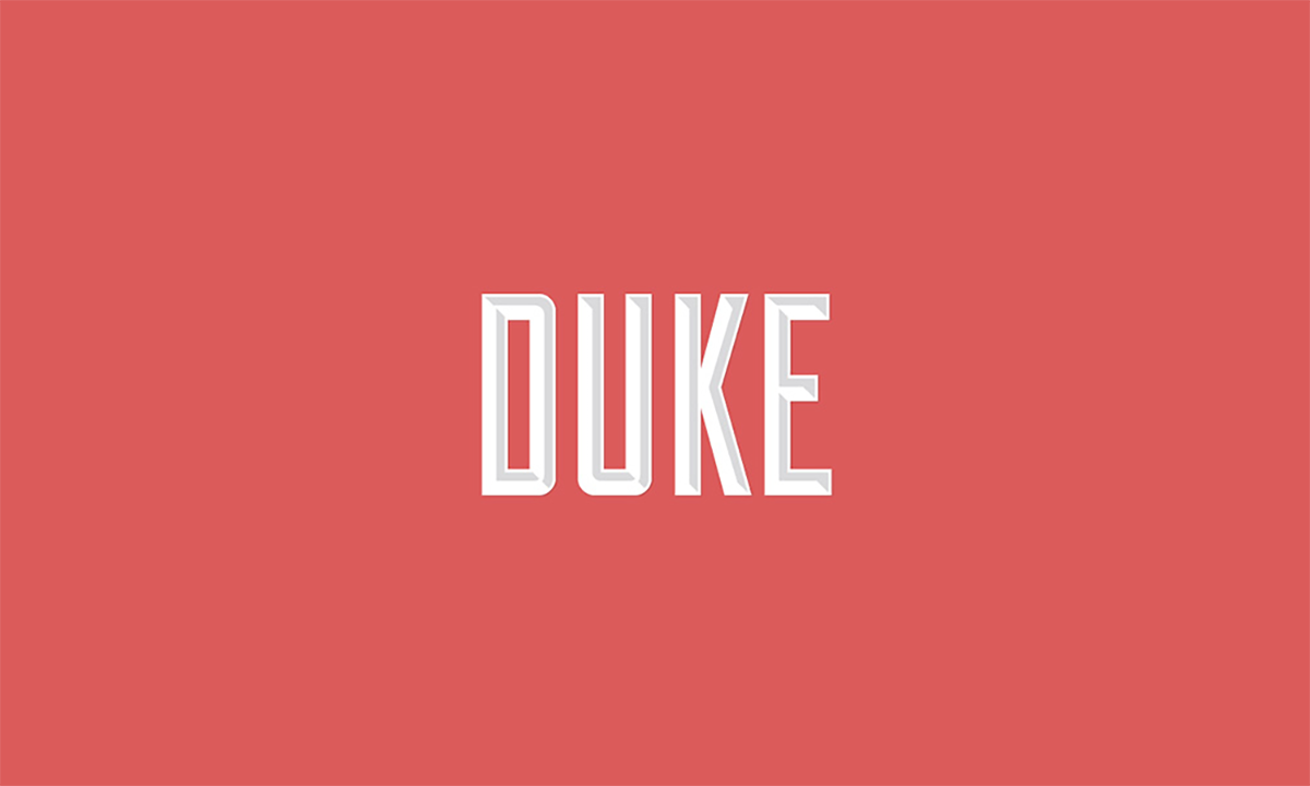 Ejemplo de fuente Duke