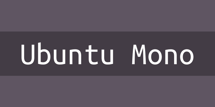 Ejemplo de fuente Ubuntu Mono
