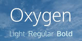 Ejemplo de fuente Oxygen Mono Regular