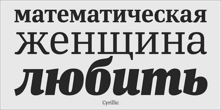 Ejemplo de fuente PF DIN Serif Extra Black Italic