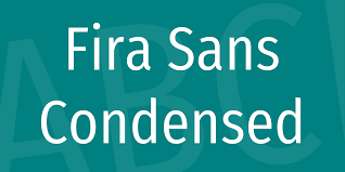 Ejemplo de fuente Fira Sans Condensed Extra Bold Italic