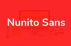 Ejemplo de fuente Nunito Sans Italic