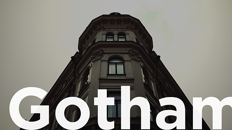 Ejemplo de fuente Gotham Narrow Office Bold Italic