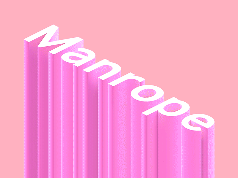 Ejemplo de fuente Manrope  Thin
