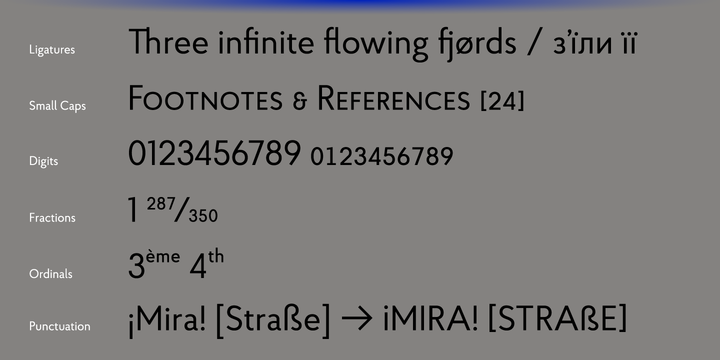 Ejemplo de fuente Proba Pro Extra Light Italic