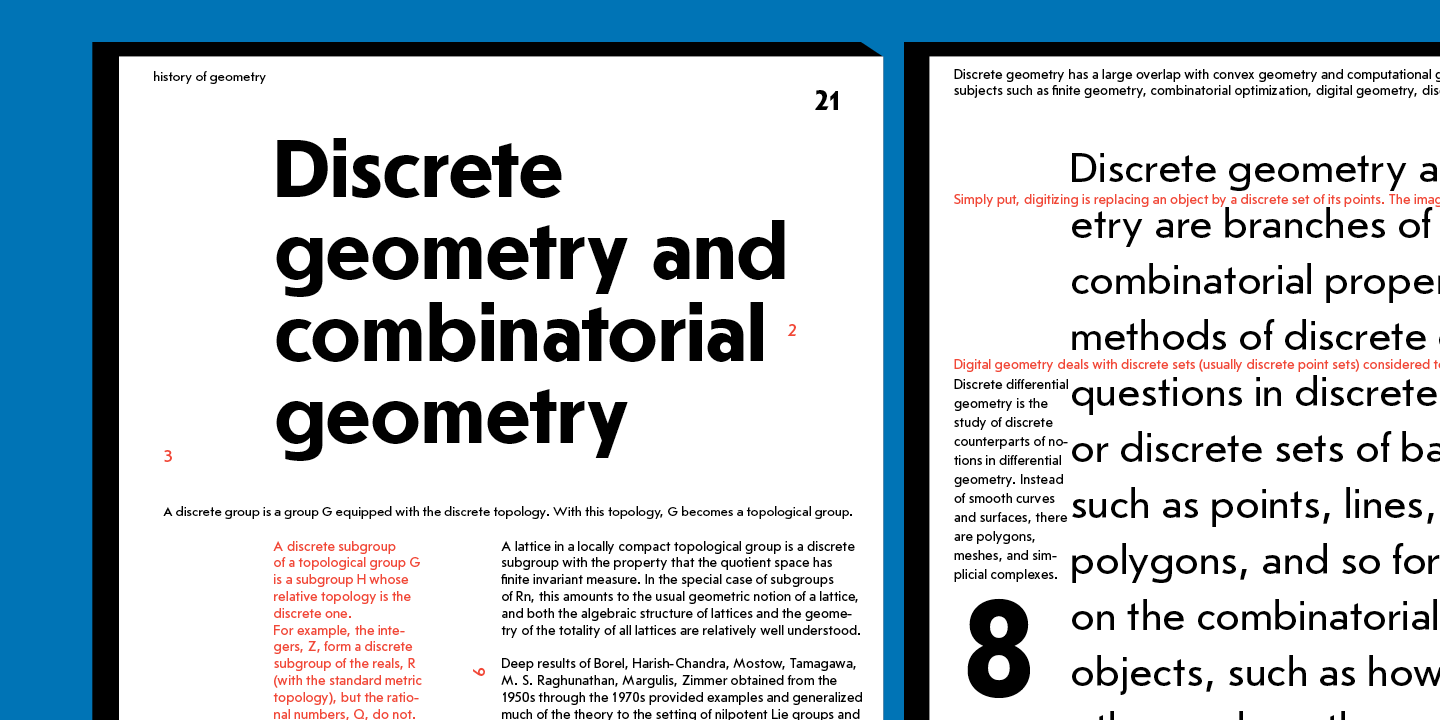 Ejemplo de fuente Journal Sans Italic