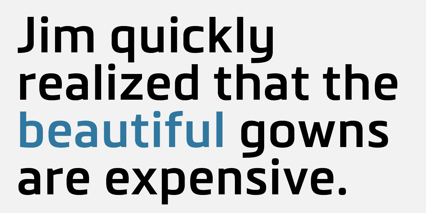 Ejemplo de fuente Metronic Pro Bold Italic