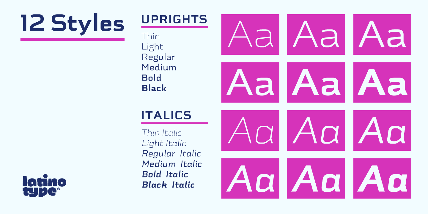 Ejemplo de fuente Schwager Sans Bold