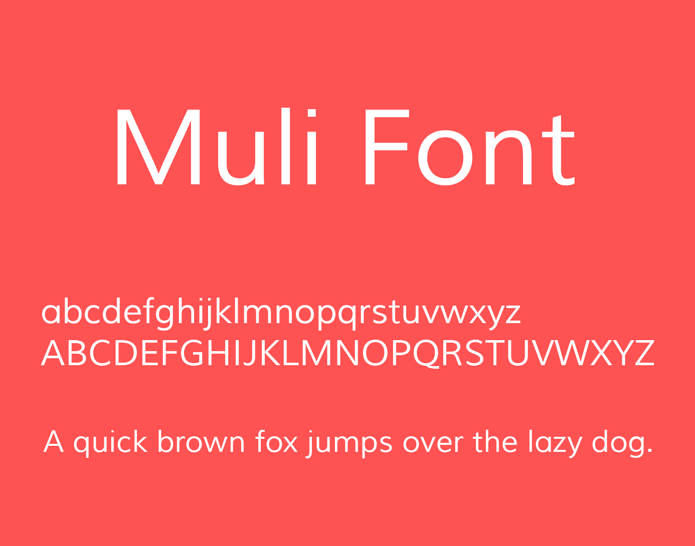 Ejemplo de fuente Muli Extra Bold Italic