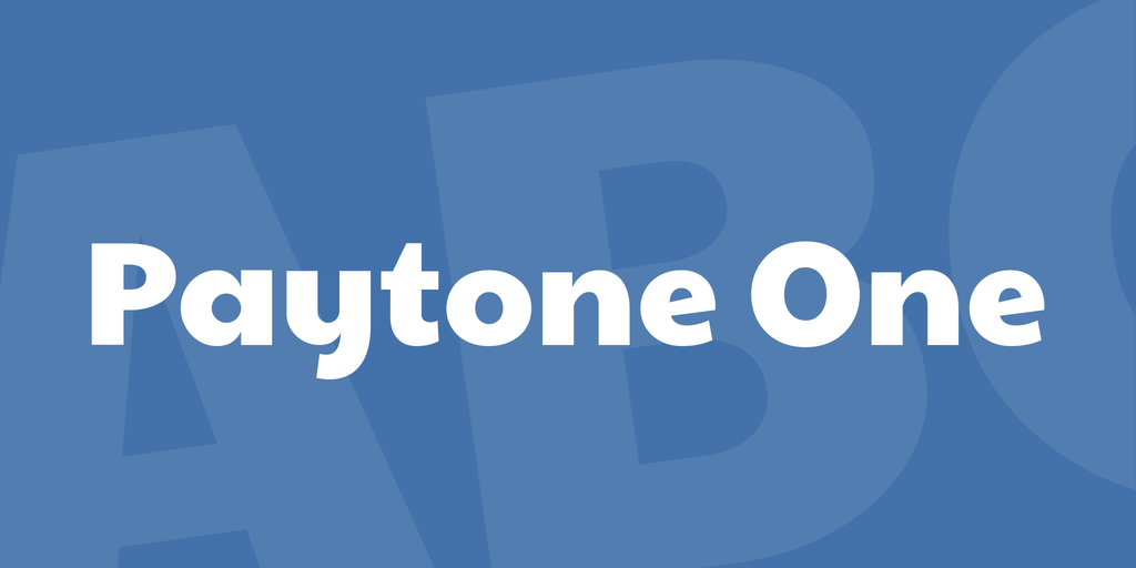 Ejemplo de fuente Paytone One Regular