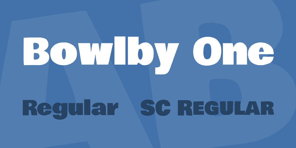 Ejemplo de fuente Bowlby One SC Regular