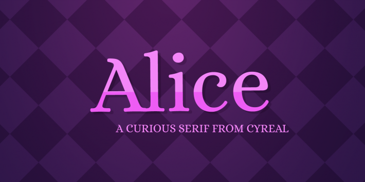 Ejemplo de fuente Alice