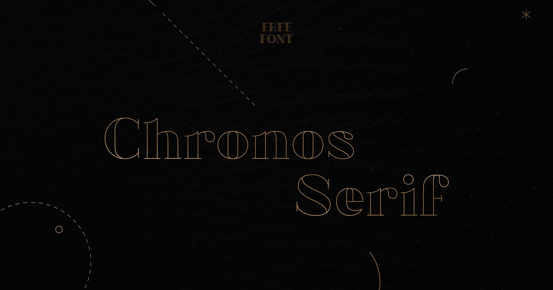 Ejemplo de fuente Chronos Serif Hatched