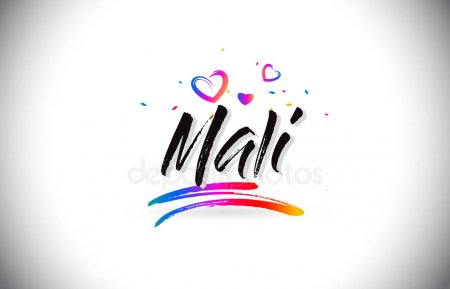Ejemplo de fuente Mali Light Italic