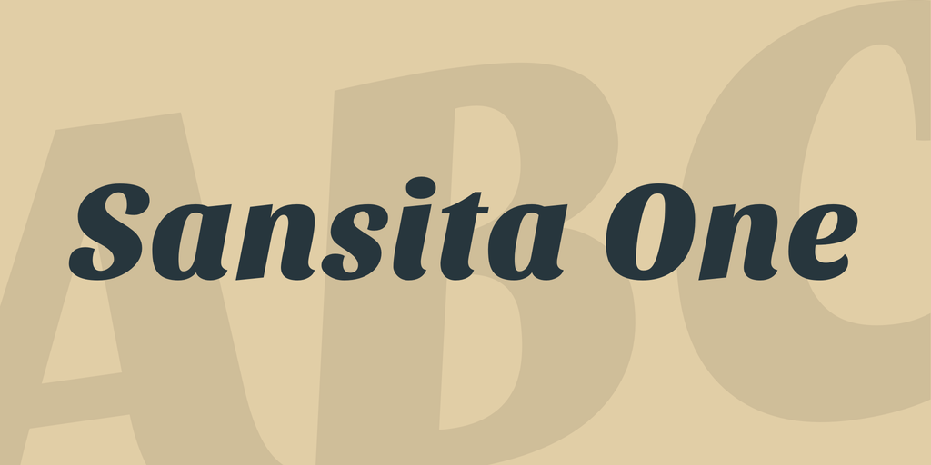 Ejemplo de fuente Sansita Extra Bold Italic