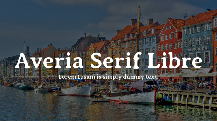 Ejemplo de fuente Averia Serif Libre Light Italic