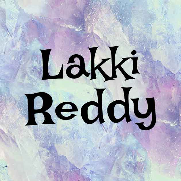 Ejemplo de fuente Lakki Reddy Regular