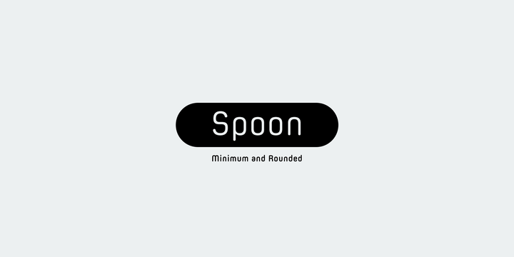 Ejemplo de fuente Spoon Light Italic