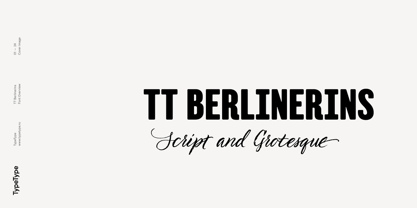 Ejemplo de fuente TT Berlinerins Script