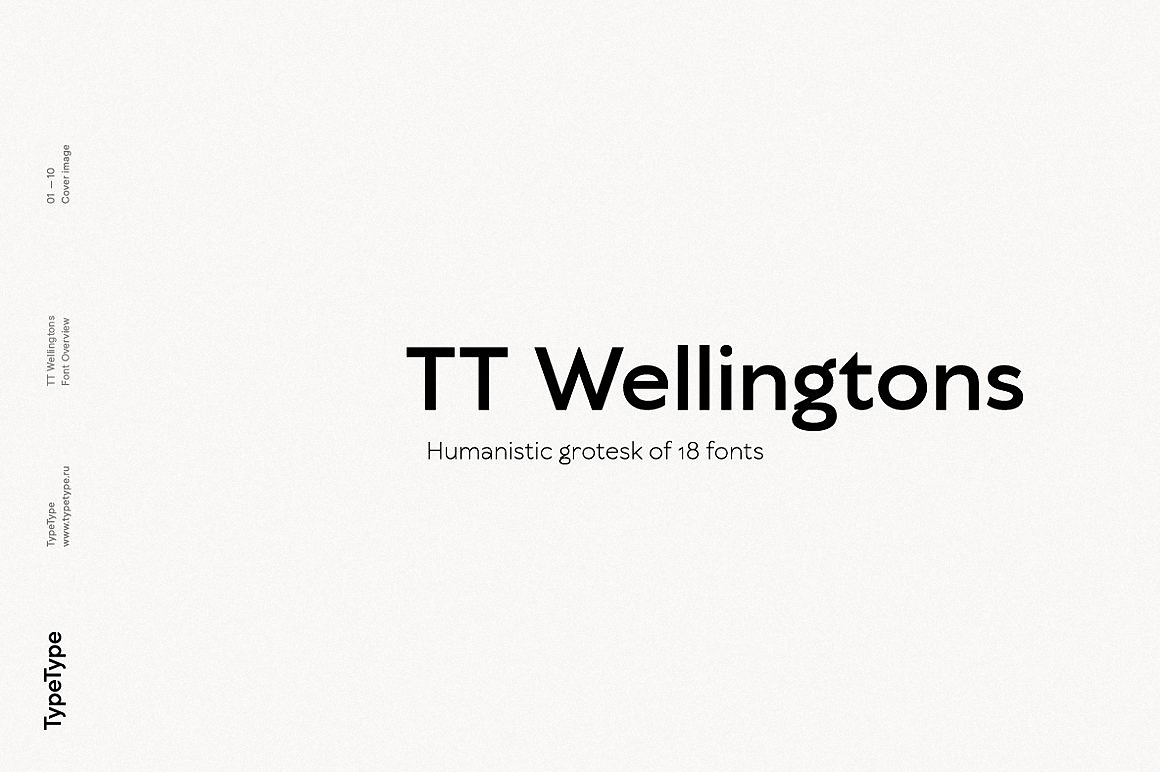 Ejemplo de fuente TT Wellingtons Light