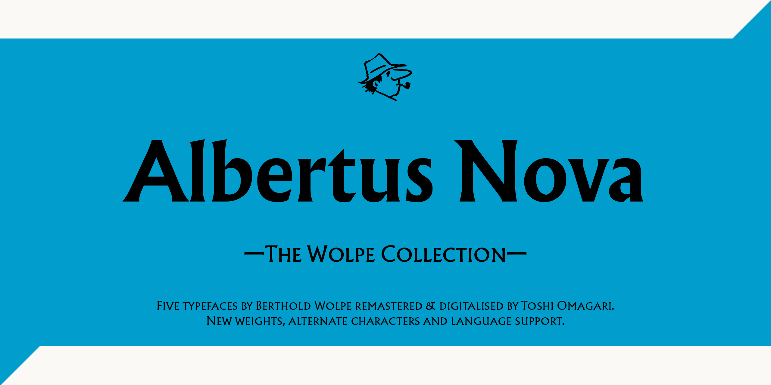 Ejemplo de fuente Albertus Nova Black