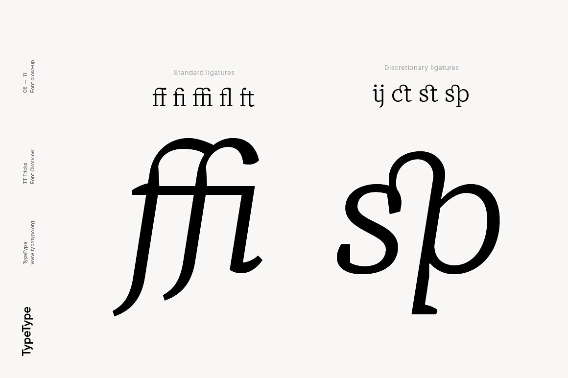 Ejemplo de fuente TT Tricks Stencil Italic