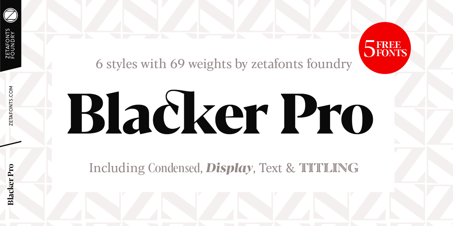 Ejemplo de fuente Blacker Pro Text Condensed Heavy Italic