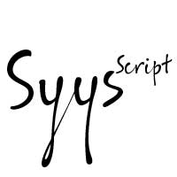 Ejemplo de fuente ALS SyysScript Regular
