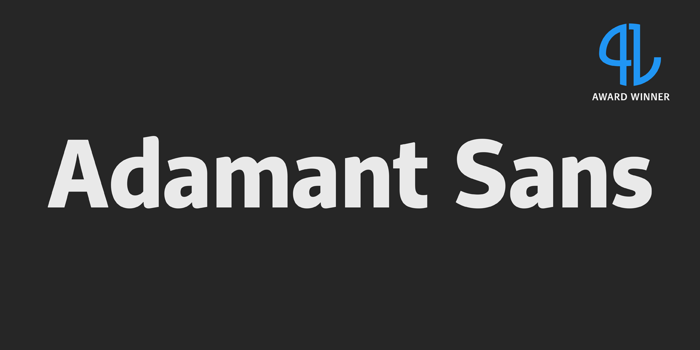 Ejemplo de fuente PF Adamant Sans Pro