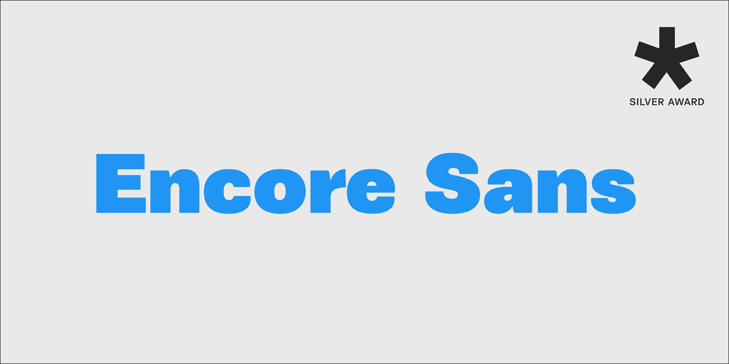 Ejemplo de fuente PF Encore Sans Pro Ultra Black Italic