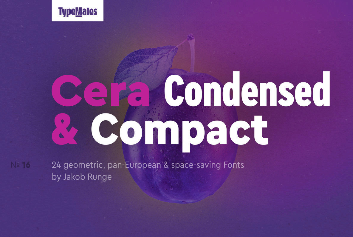 Ejemplo de fuente Cera Condensed Pro Thin