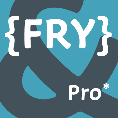 Ejemplo de fuente Fry Pro Regular