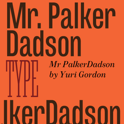Ejemplo de fuente Mr Palker Dadson Condensed Bold