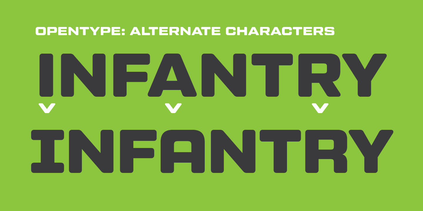 Ejemplo de fuente Tactic Round Extra Extended Bold Italic