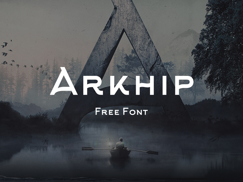 Ejemplo de fuente Arkhip Regular