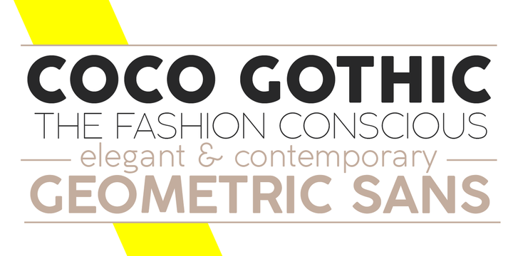 Ejemplo de fuente Coco Gothic SmallCaps UltraLight