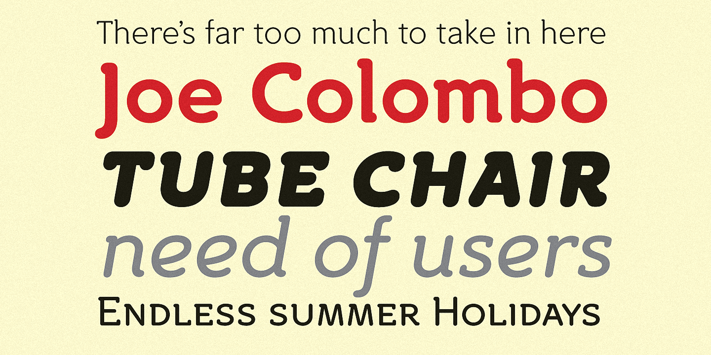 Ejemplo de fuente Croog Pro Bold Italic