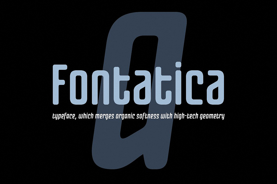 Ejemplo de fuente Fontatica 4F Italic